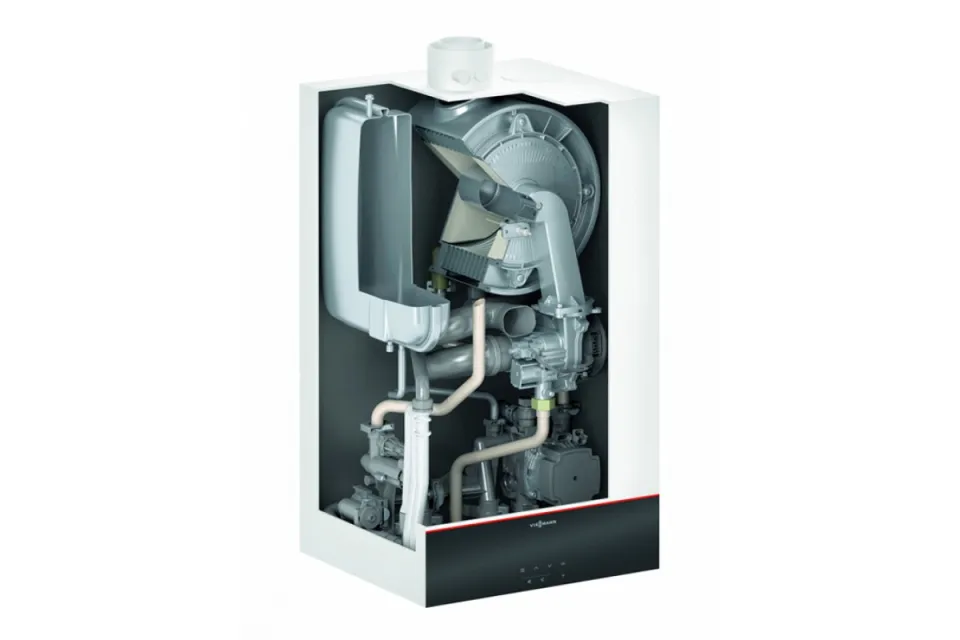 Газов котел Viessmann Vitodens 100-W B1KG25-M, 23/32 kW, двуконтурен, за общ комин