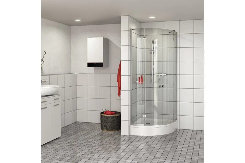 Газов котел Viessmann Vitodens 100-W B1KG25-M, 23/32 kW, двуконтурен, за общ комин