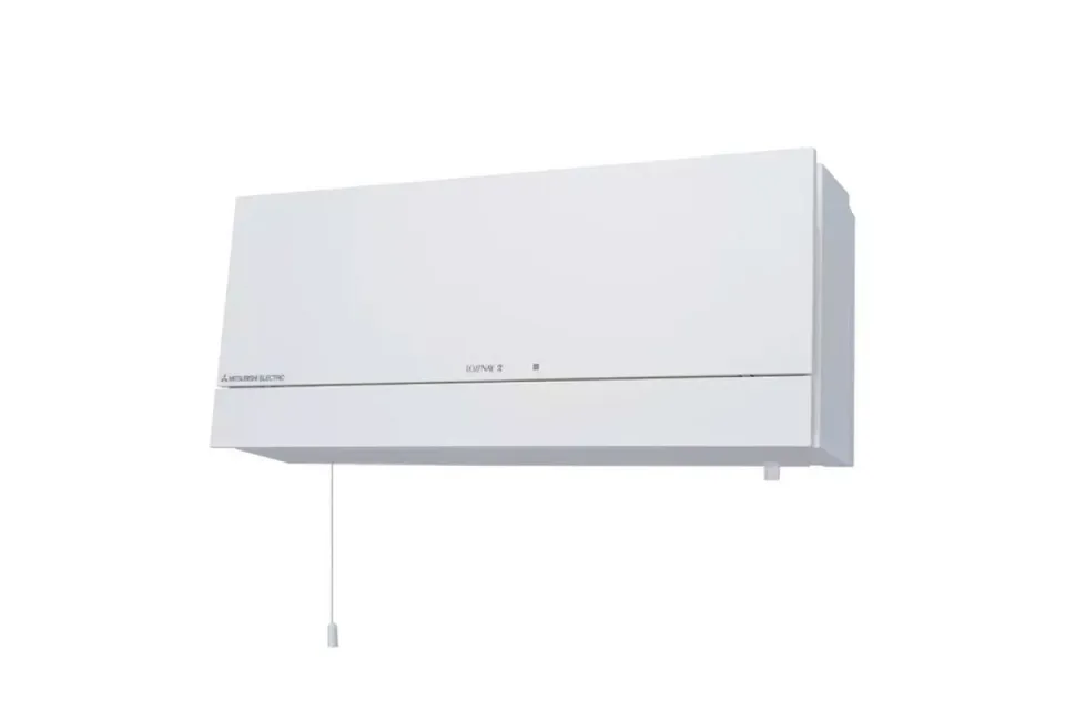 Стенен рекуператор за свеж въздух Mitsubishi Electric Lossnay VL-80U5-E с прекъсвач с шнур