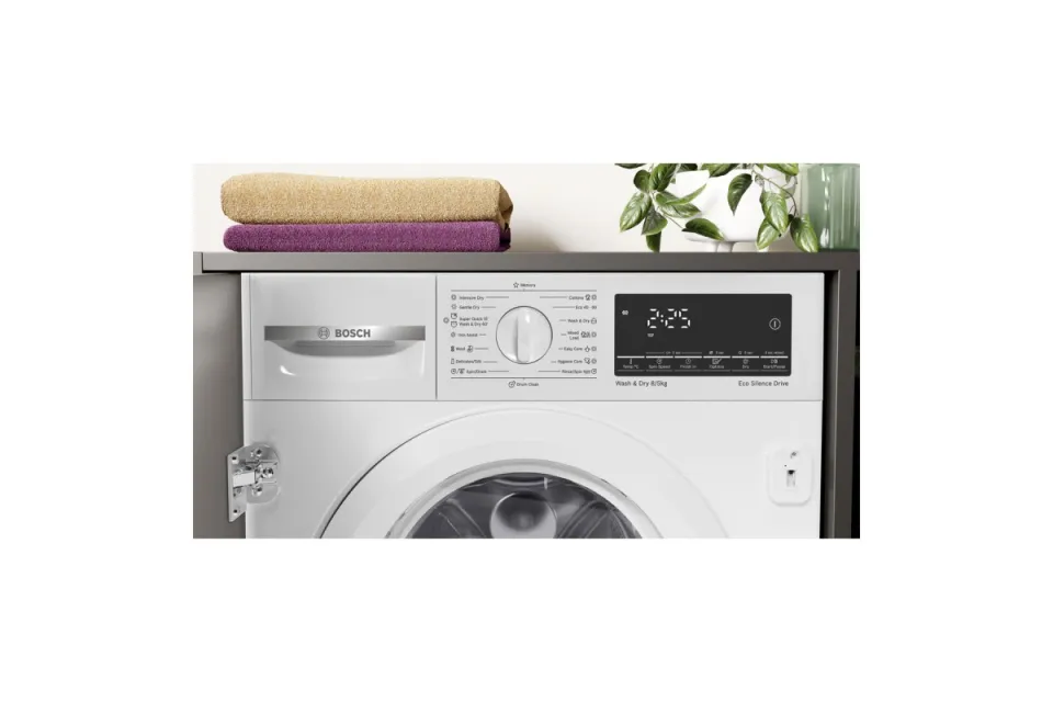 Комбинирана пералня със сушилня за вграждане Bosch WKD28490EU Серия 6, 1400 обр/мин, 8/5 кг