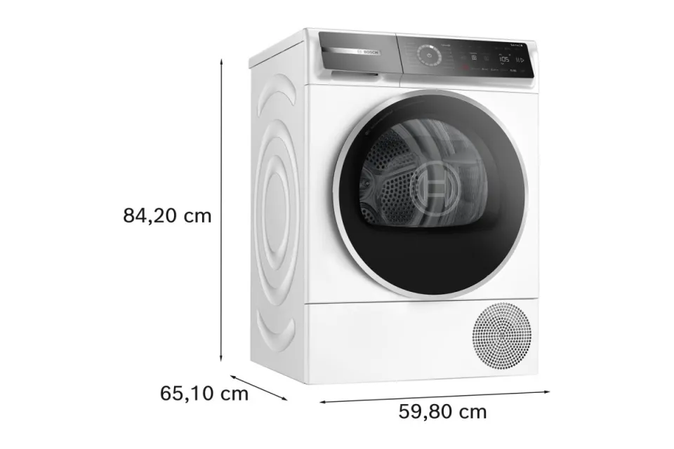 Сушилня с термопомпа Bosch WQB246CNBY Серия 8 WiFi, 9 кг