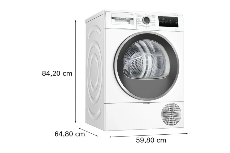 Сушилня с термопомпа Bosch WTH8520BBY Серия 4, 8 кг