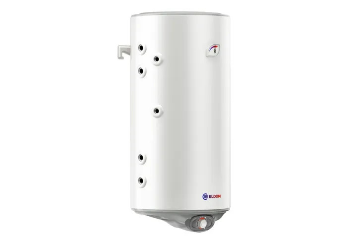 Вертикален бойлер Eldom WVF10046IS21L 100л с две паралелни леви серпентини - неръждаем