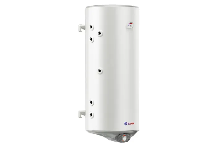 Вертикален бойлер Eldom WVF12046IS21L 120л с две леви паралелни серпентини - неръждаем