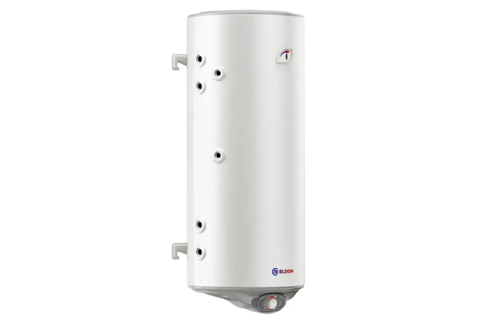Вертикален бойлер Eldom WVF12046IS21L 120л с две леви паралелни серпентини - неръждаем