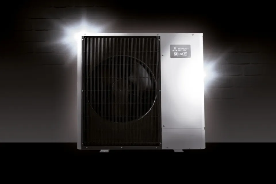 Термопомпа Mitsubishi Electric ERSC-VM2D/PUHZ-SHW80VAA ZUBADAN, 8 kW, отопление, охлаждане и БГВ